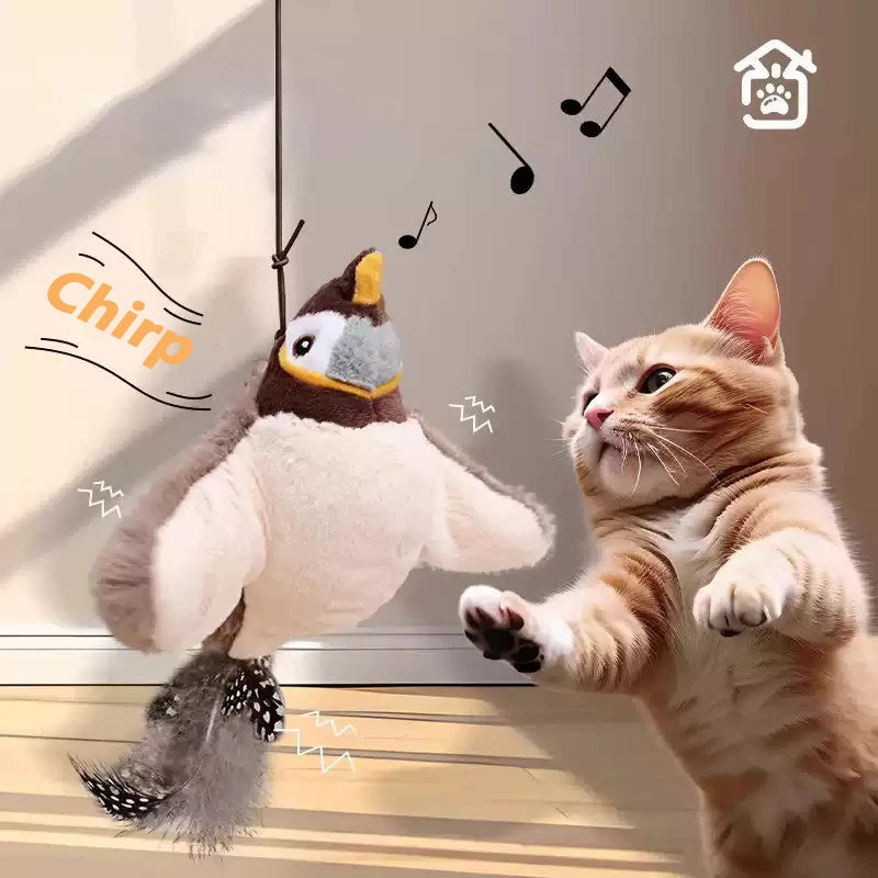 A fun toy, its a happy cat, no Need of supervision, where your cat can play alone.