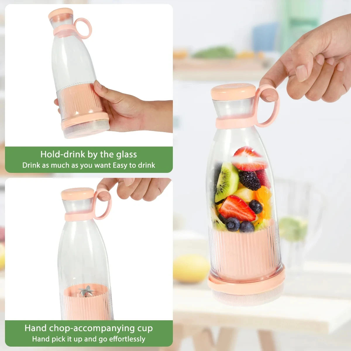 Fast way to blend anywhere you are. (portable)