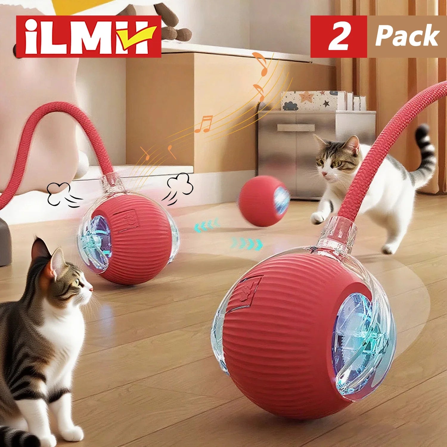 A fun toy, its a happy cat, no Need of supervision, where your cat can play alone.