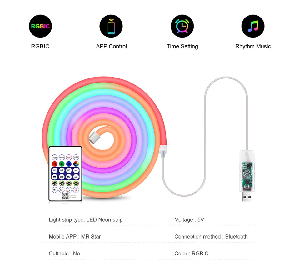 LED lights, flexible lights to transform your room instantly